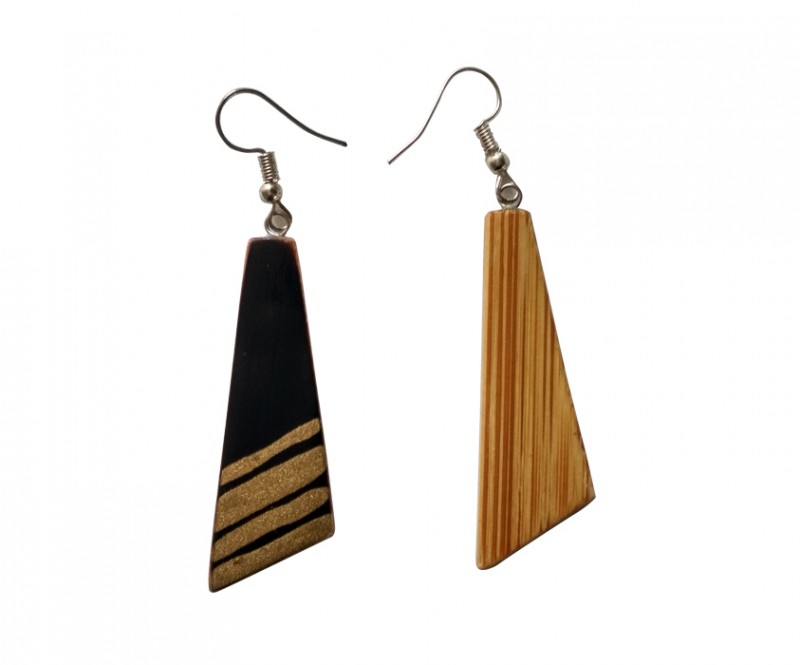 Boho Chic Bamboo Crafted Earrings for Girls & Women
